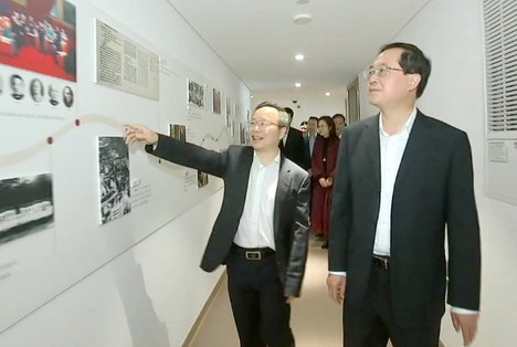 車俊走訪省委會(huì)機(jī)關(guān)